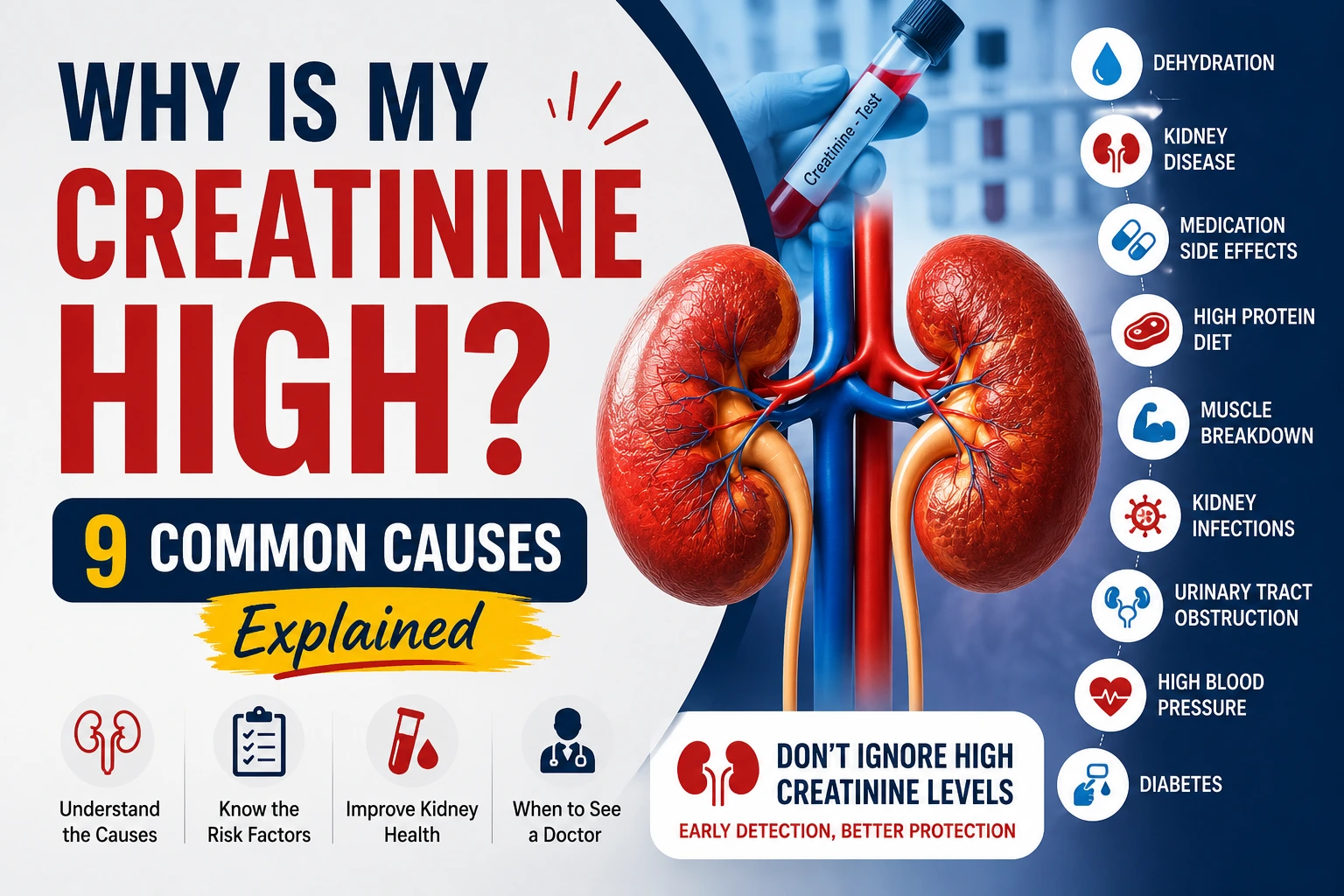 Why Is My Creatinine High? 9 Common Causes Explained